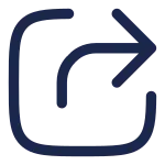 Square Share Line SVG Icon